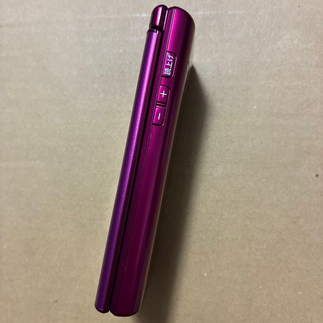 KYOSERA 京セラ　KYF38 かんたんケータイ　ピンク　au