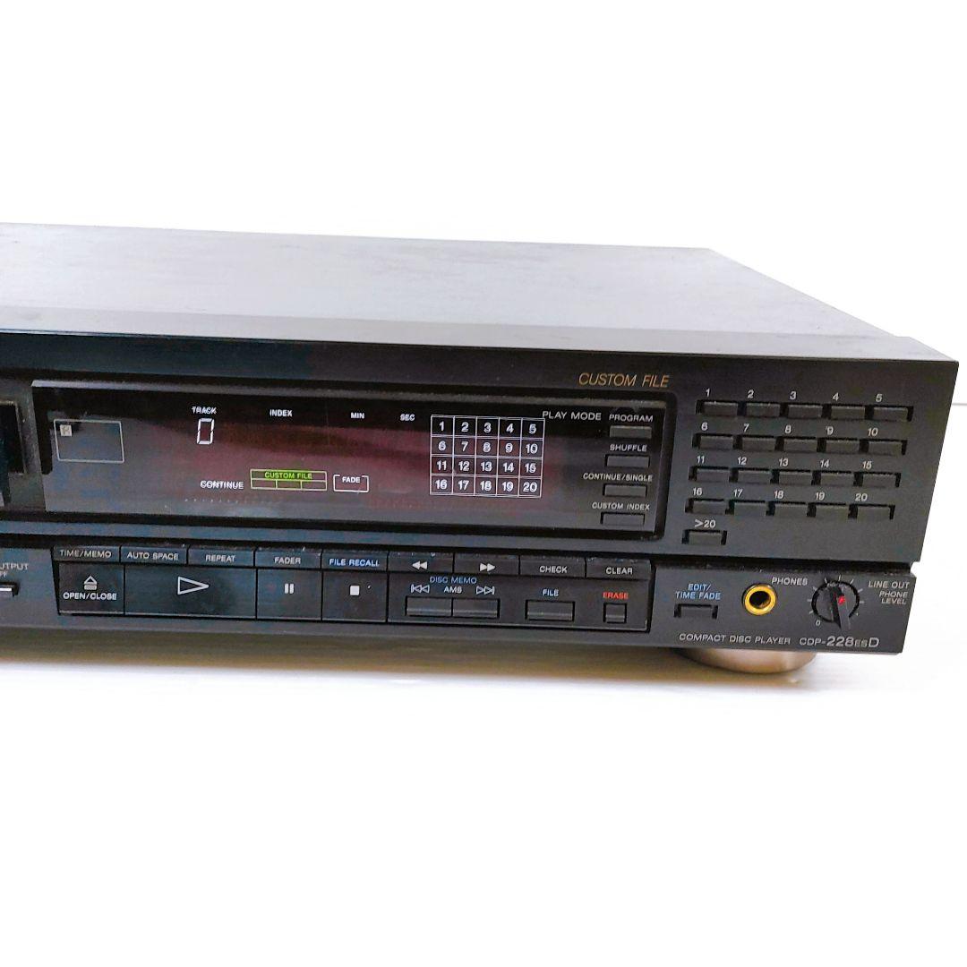 Sony ソニー CDP-228ESD CDプレーヤー ジャンク
