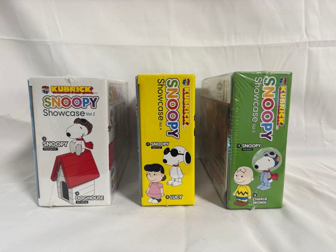 KUBRICK SNOOPY Showcase シリーズ　vol.2〜4