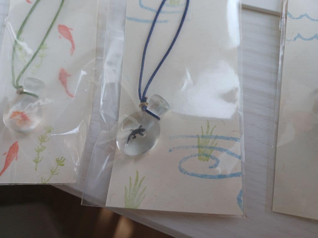 中原雅恵さん　おとんぼガラス　根付け[未開封]