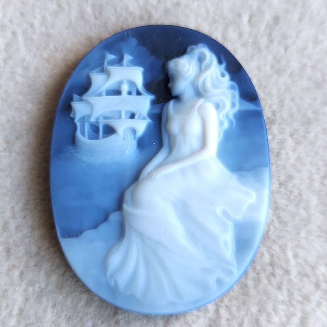 女性の思い　ストーン　カメオ　ルース