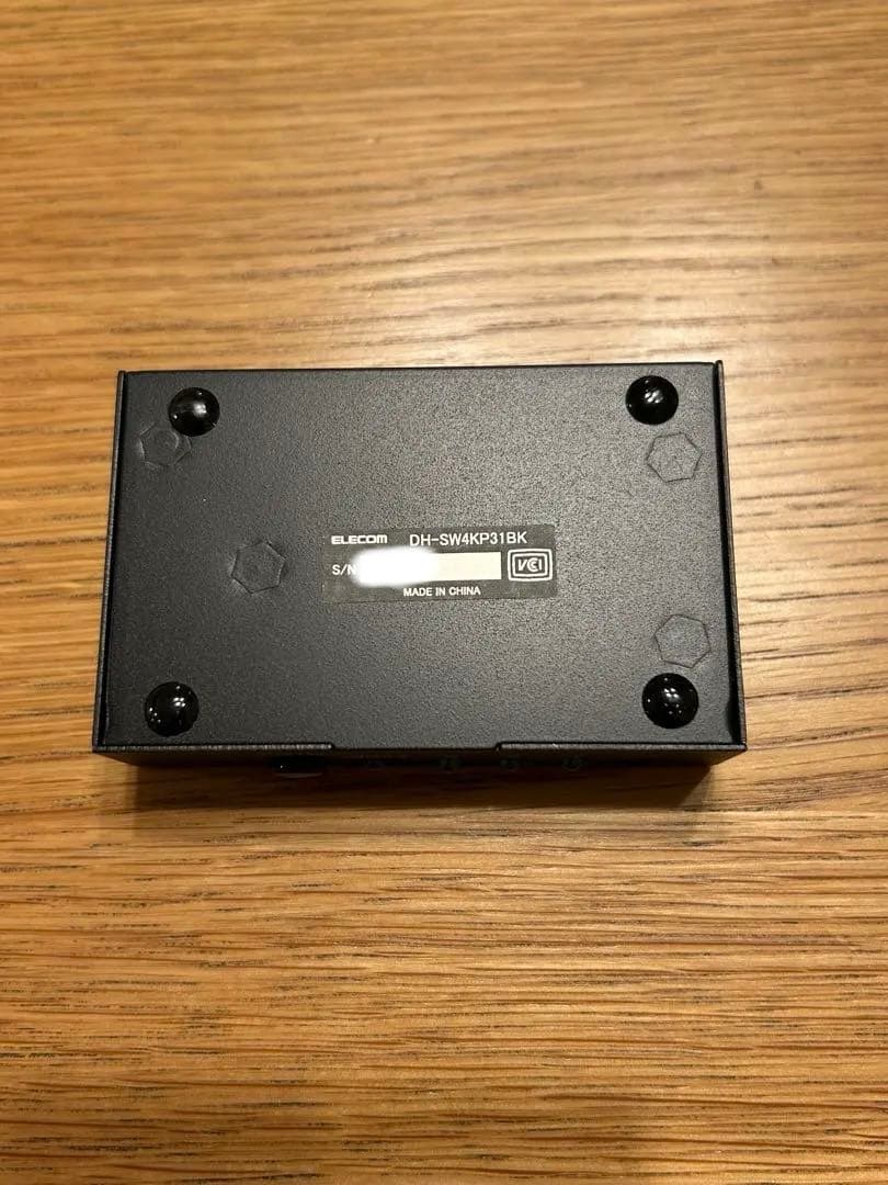 エレコム　HDMI切替機3ポート3入力出力DH-SW4KP31BK ELECOM