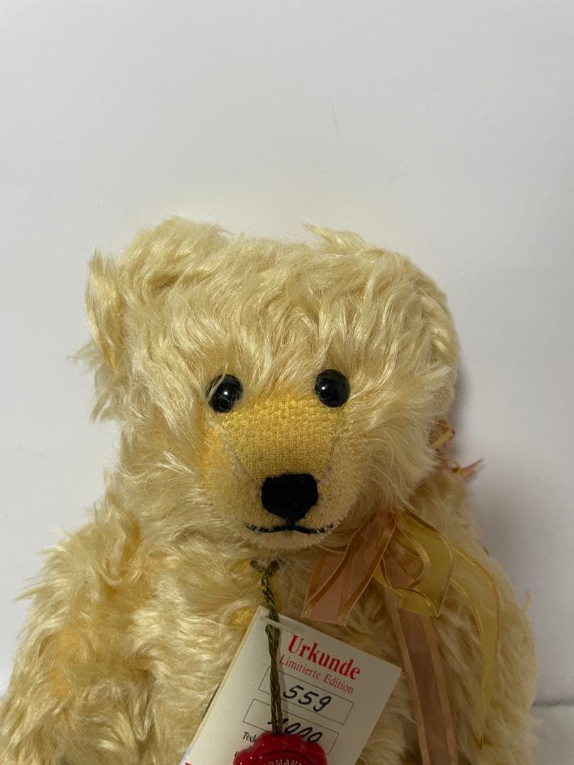 限定559/1000Teddy-Hermann ドイツ製テディベアゴールドモヘア