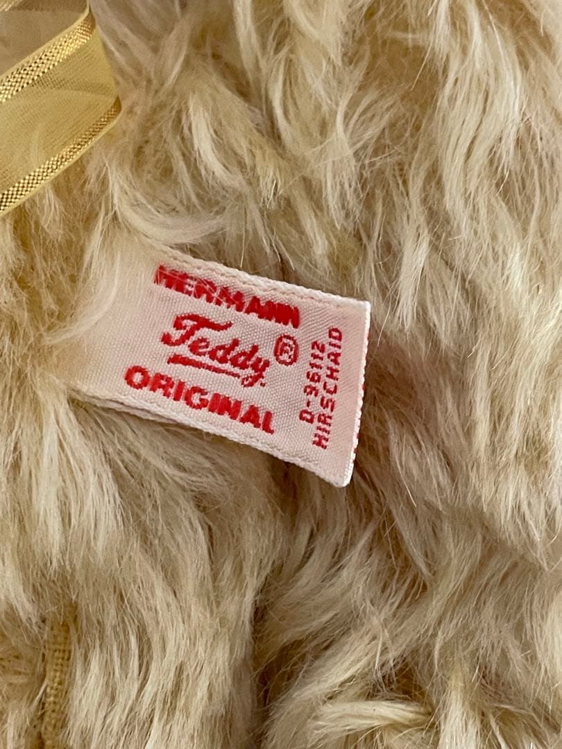 限定559/1000Teddy-Hermann ドイツ製テディベアゴールドモヘア