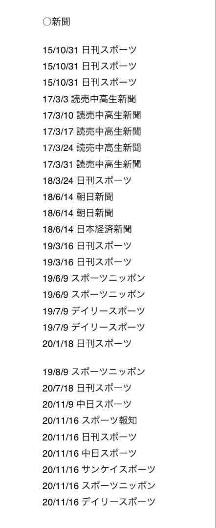 Man 雑誌 切り抜き 新聞