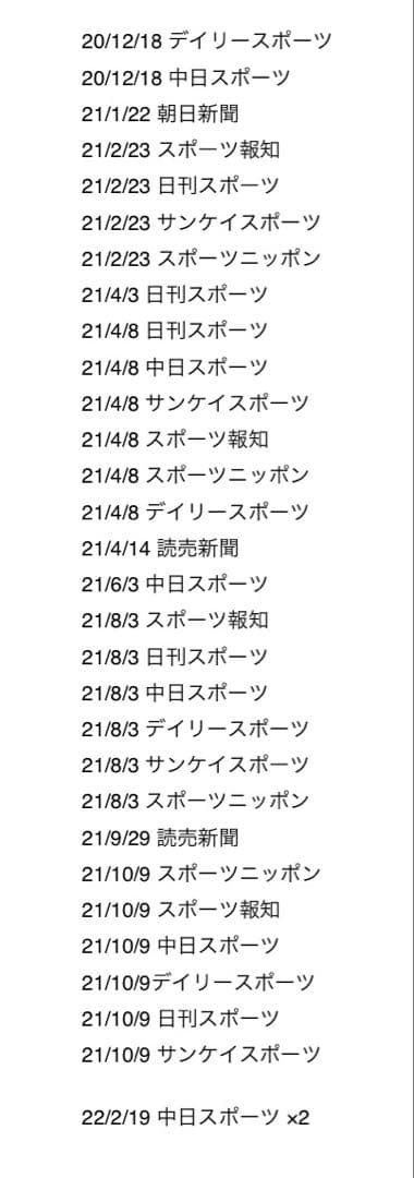 Man 雑誌 切り抜き 新聞