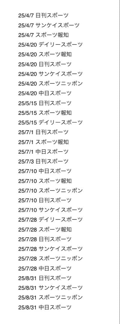 Man 雑誌 切り抜き 新聞