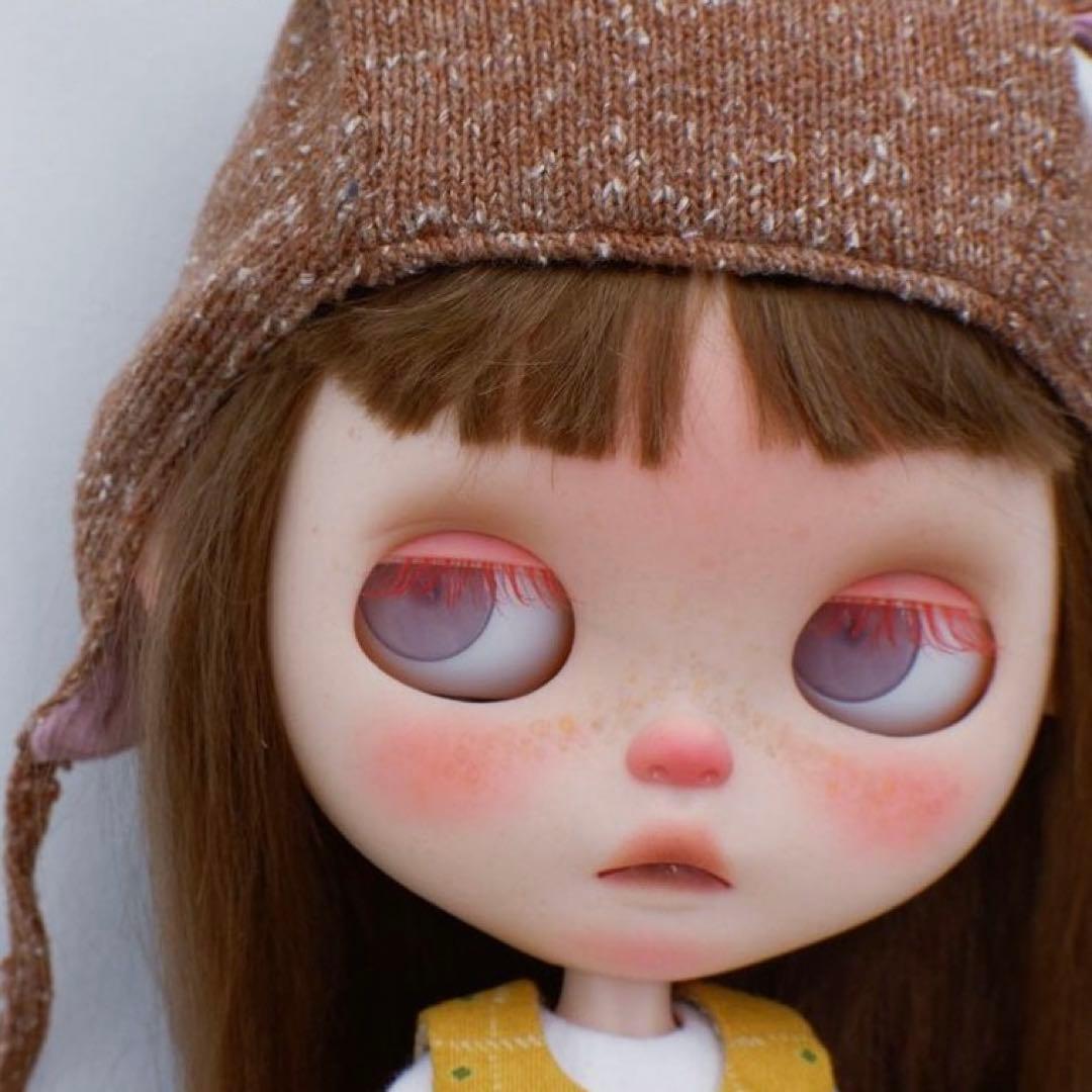 カスタムブライス 人気海外作家様 脱力系 無口 幼い 赤いまつ毛 フルセット