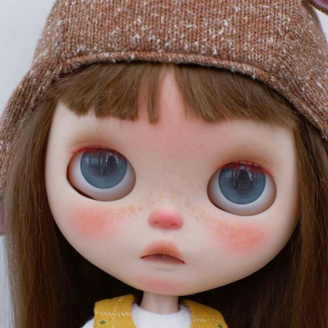 カスタムブライス 人気海外作家様 脱力系 無口 幼い 赤いまつ毛 フルセット