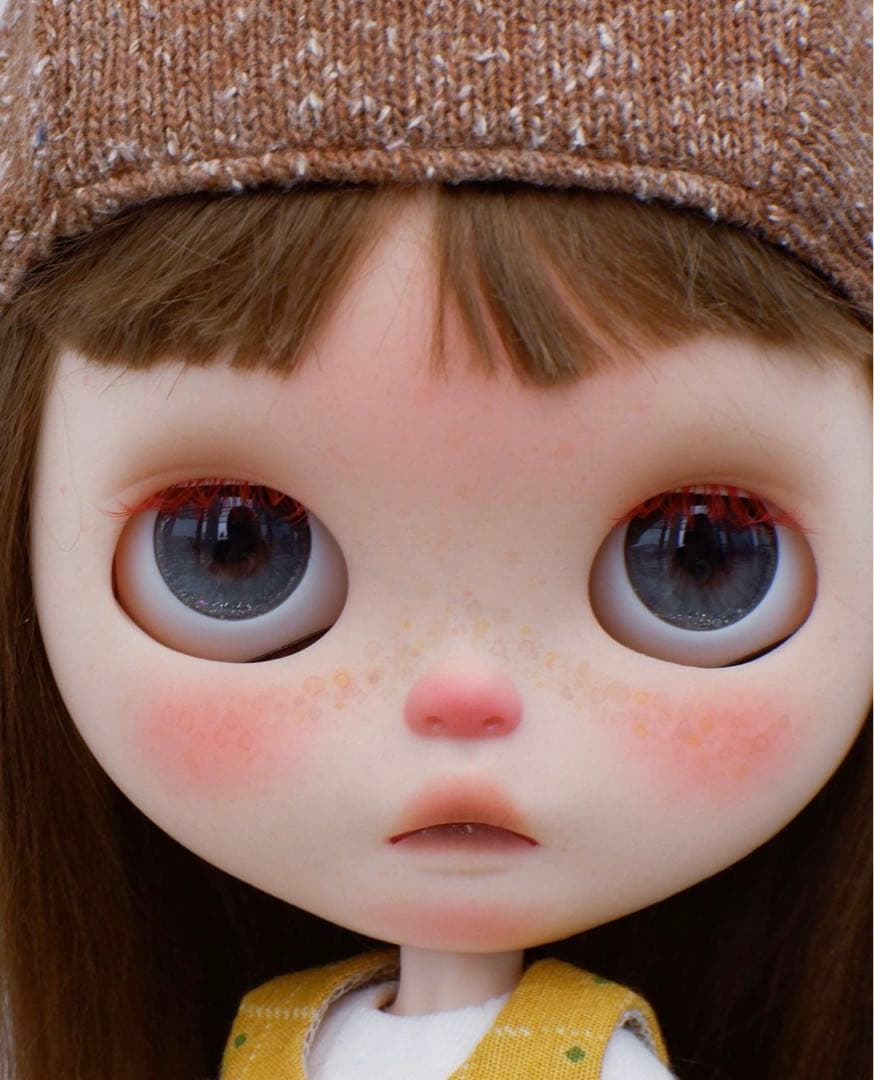 カスタムブライス 人気海外作家様 脱力系 無口 幼い 赤いまつ毛 フルセット