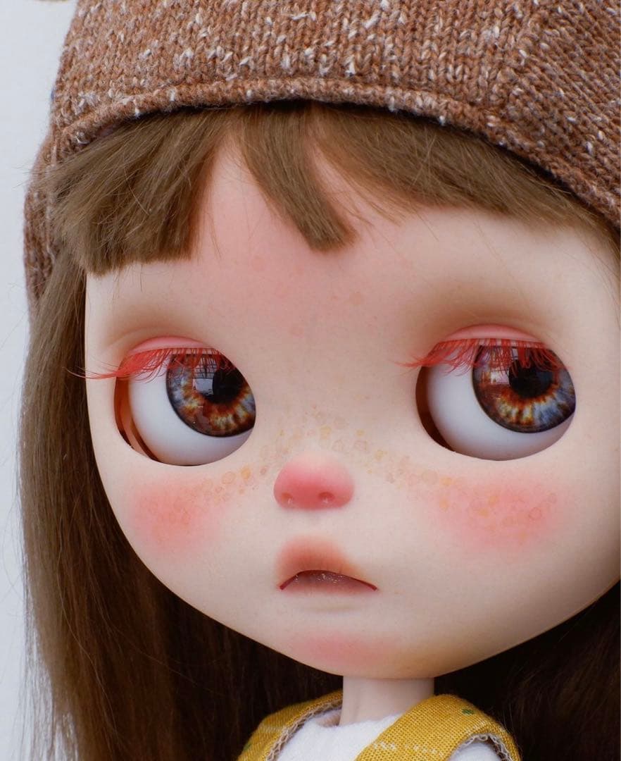 カスタムブライス 人気海外作家様 脱力系 無口 幼い 赤いまつ毛 フルセット