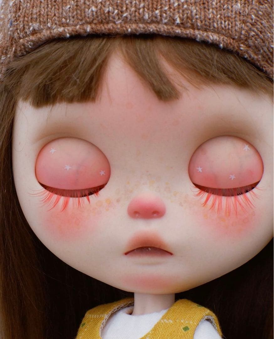 カスタムブライス 人気海外作家様 脱力系 無口 幼い 赤いまつ毛 フルセット