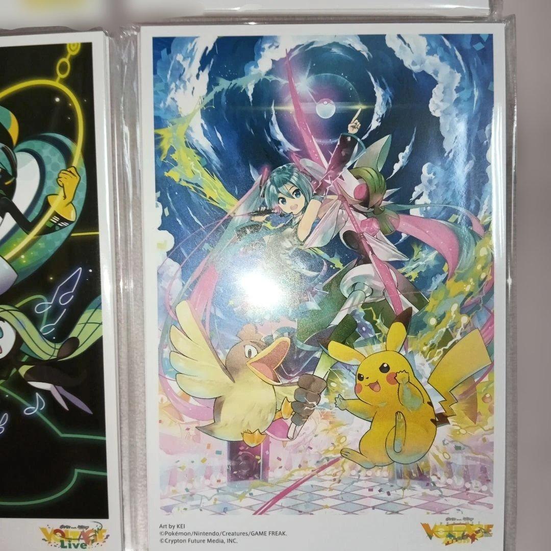 ポケミクライブ ポストカードセットABCD未開封 フルコンプ ポケモン×初音ミク