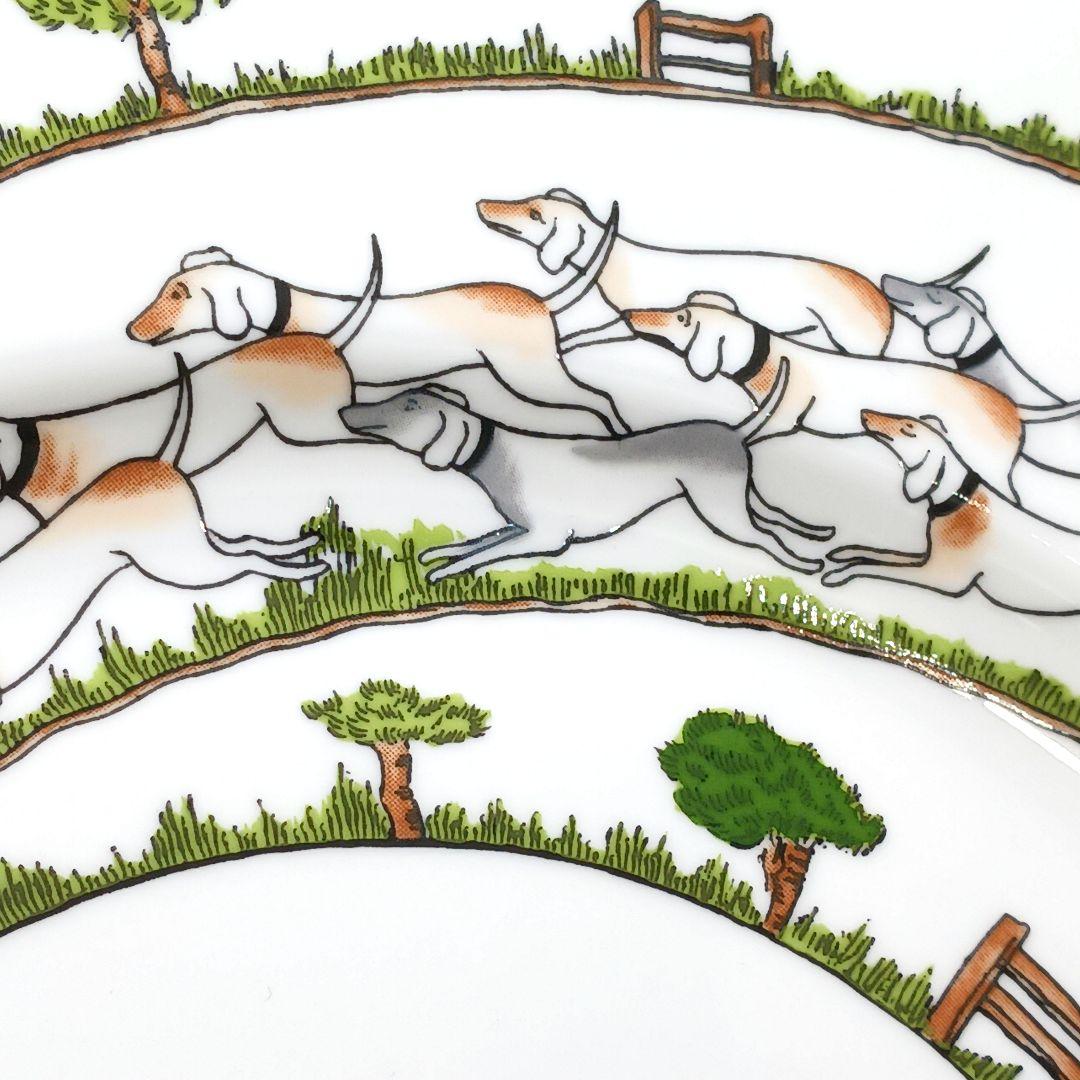 Y3333-4-3 ウェッジウッド ハンティングシーン プレート 直径27㎝