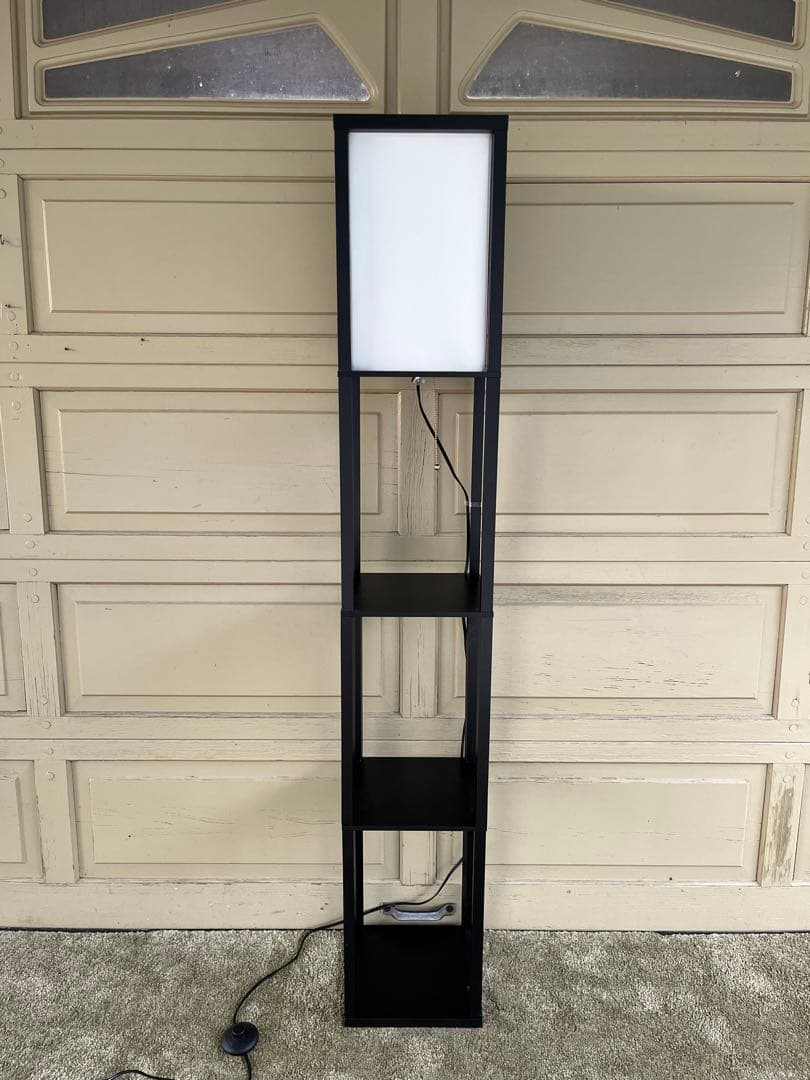 スタンドライト北欧照明棚付きフロアライト