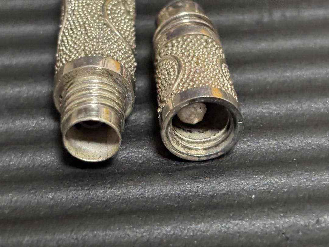 シルバー925 装飾ボールペン◾️真珠/ペイズリー調 SILVER