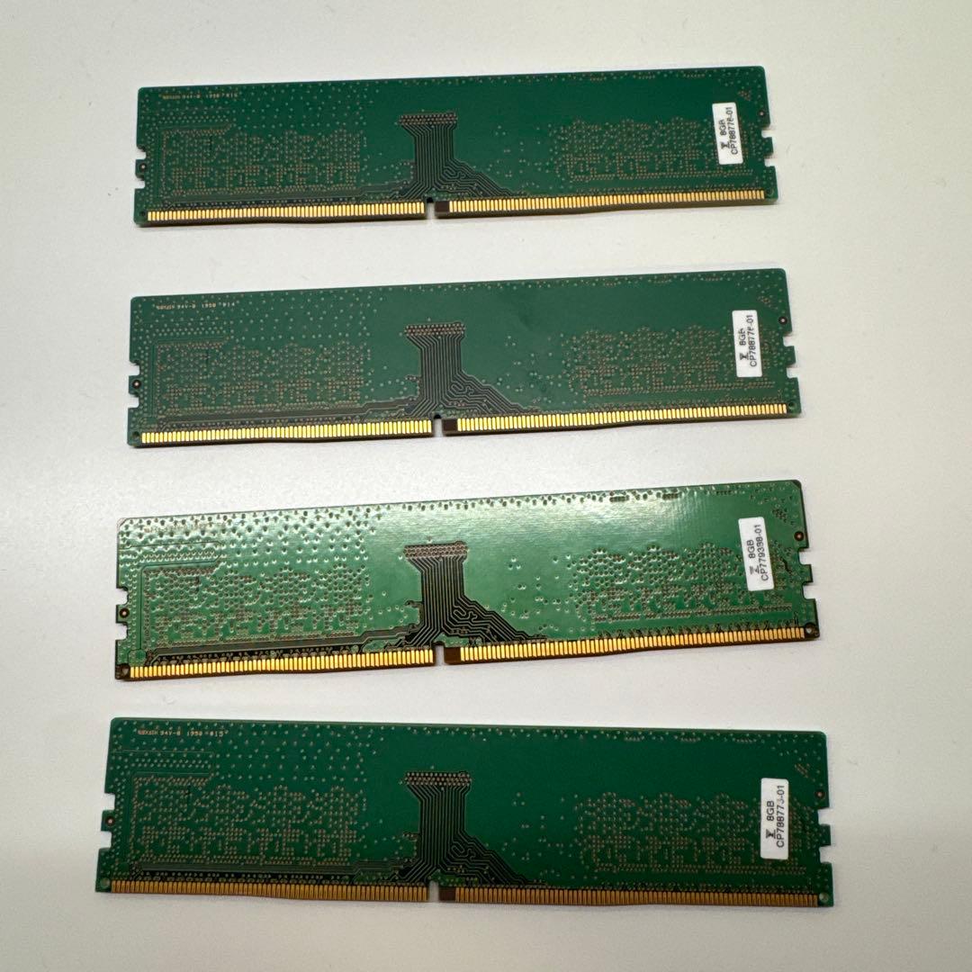 メモリー　8GB SAMSUNG 4枚