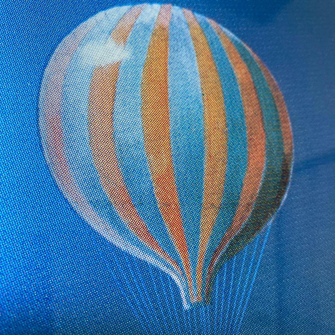 こうのこのみ　KONOMI 気球の風景アート パブミラー　ヴィンテージ