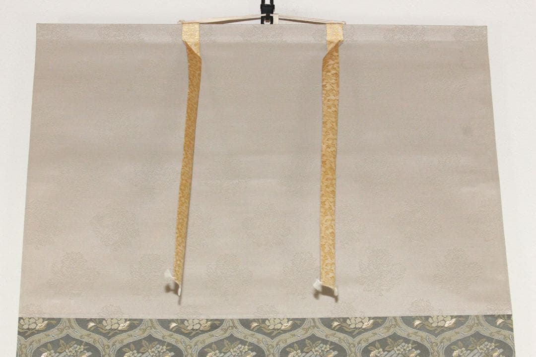 No5415 掛軸　佐々木美山　白蛇図　絹本着色　合箱　日本画　古美術　送料無料