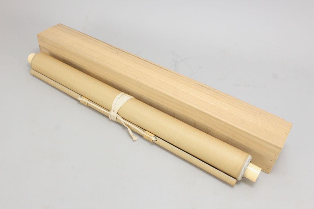 No5415 掛軸　佐々木美山　白蛇図　絹本着色　合箱　日本画　古美術　送料無料