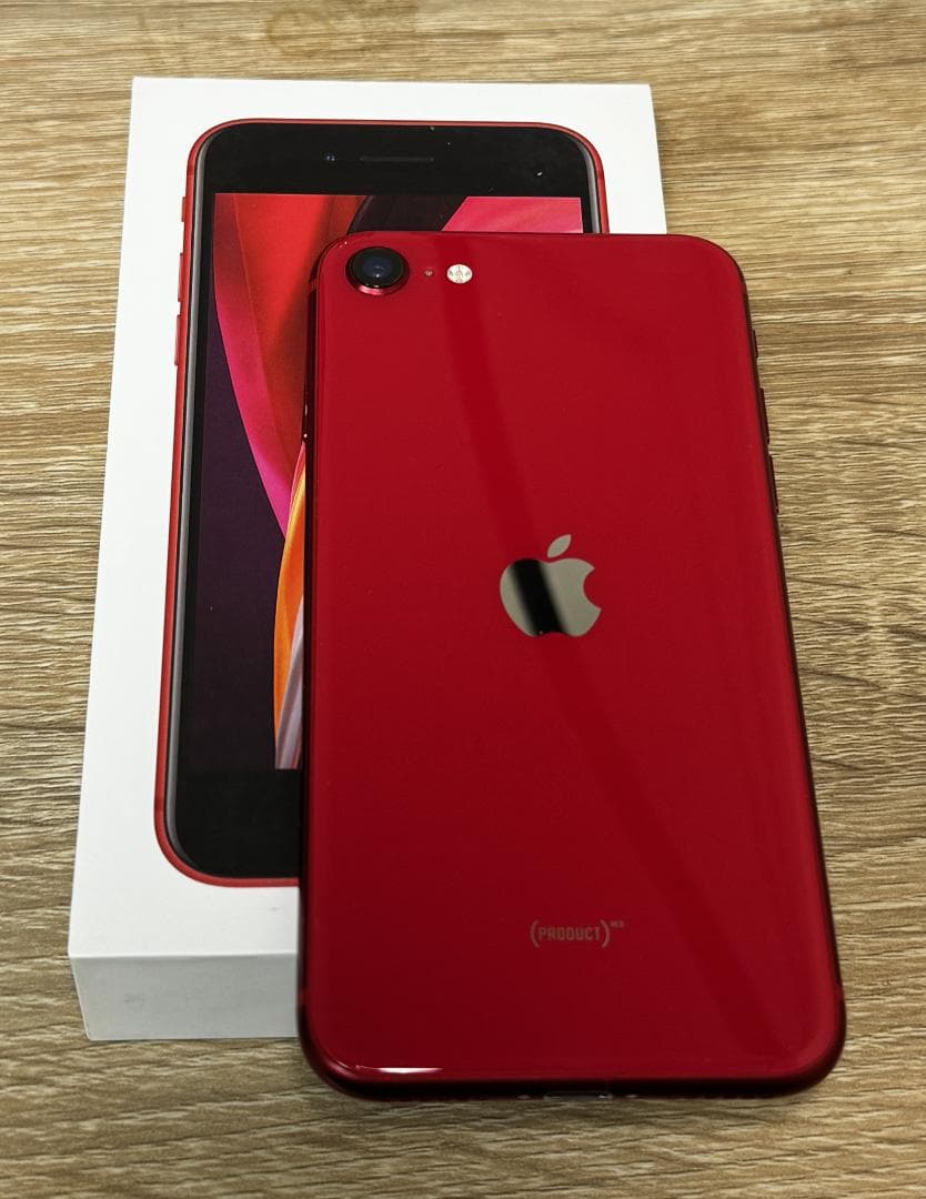 iPhone SE（第2世代）64GB レッド SIMフリー 中古美品
