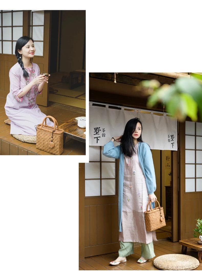 【期間限定】山葡萄 かごバッグ 網代編み 職人手編み 籠 内布付