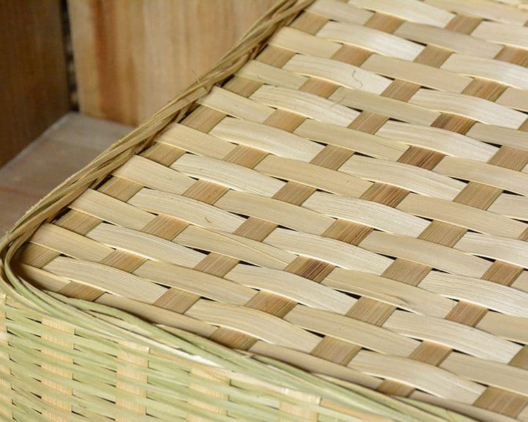 竹細工 果物皿 菓子入れ 小物入 水切り皿 手作工芸品 フルーツバスケット