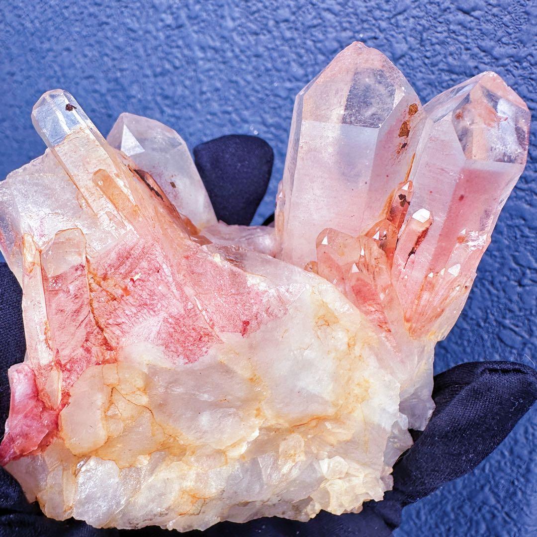 爆アレ❗️可愛いピンク♡超綺麗マダガスカル産パイナップルピンククラスターA1427