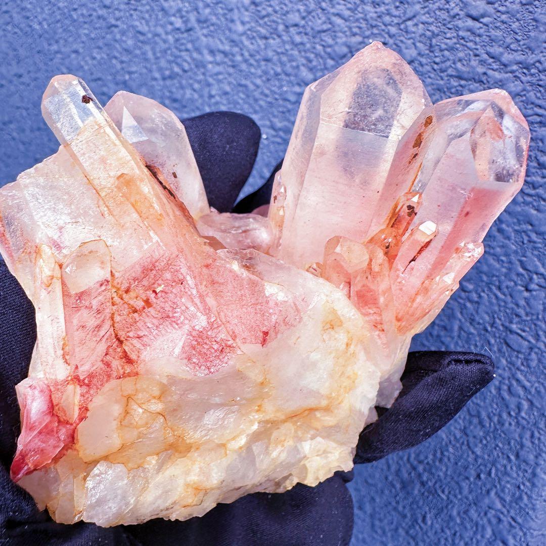 爆アレ❗️可愛いピンク♡超綺麗マダガスカル産パイナップルピンククラスターA1427