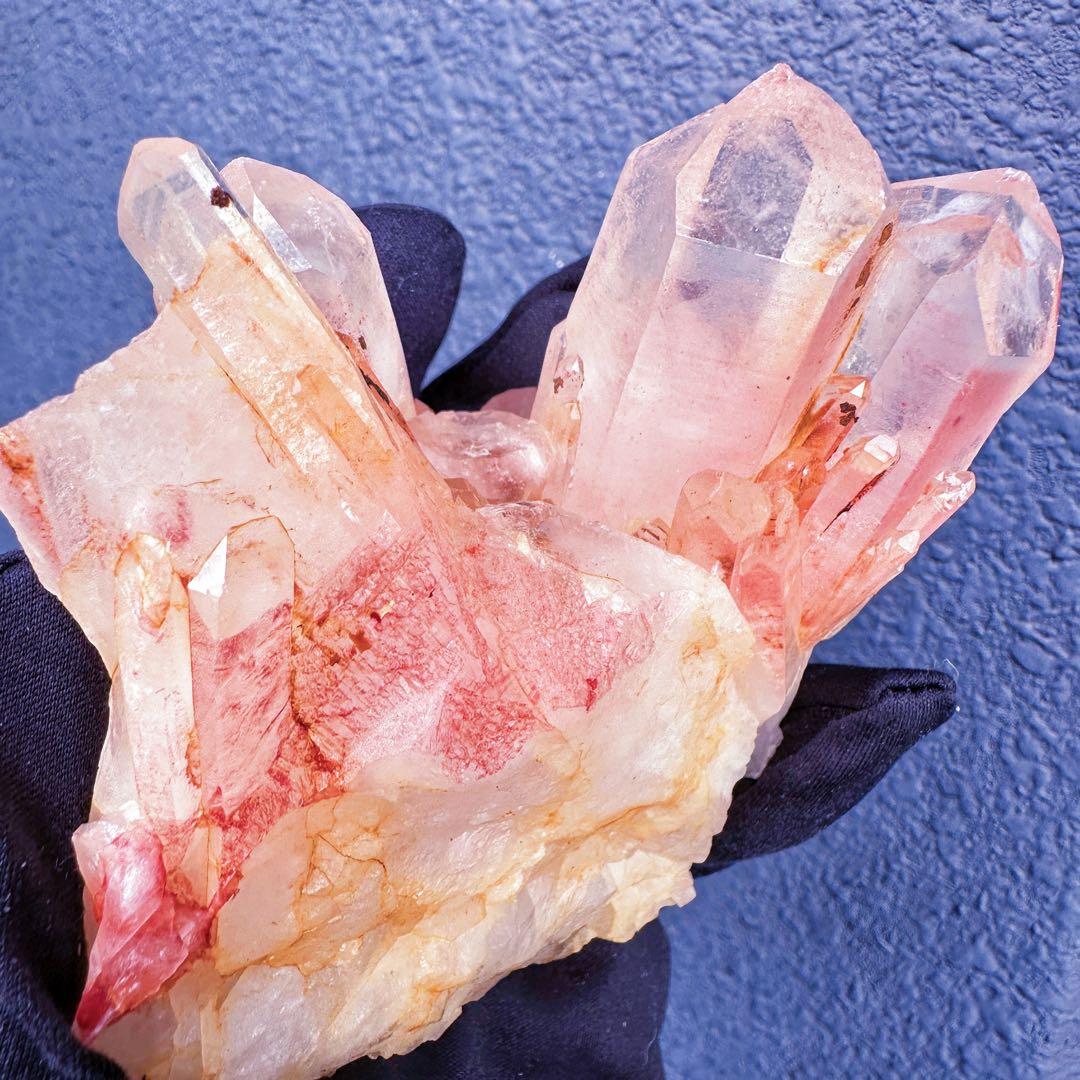 爆アレ❗️可愛いピンク♡超綺麗マダガスカル産パイナップルピンククラスターA1427