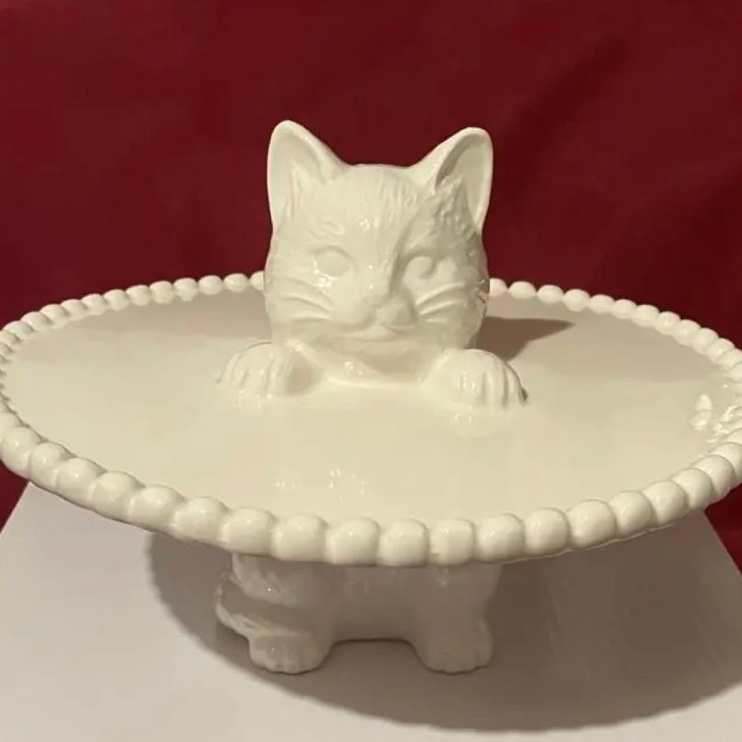 AfternoonTea♦️Cat'sNapTime♦️猫　ケーキスタンド新品　箱付
