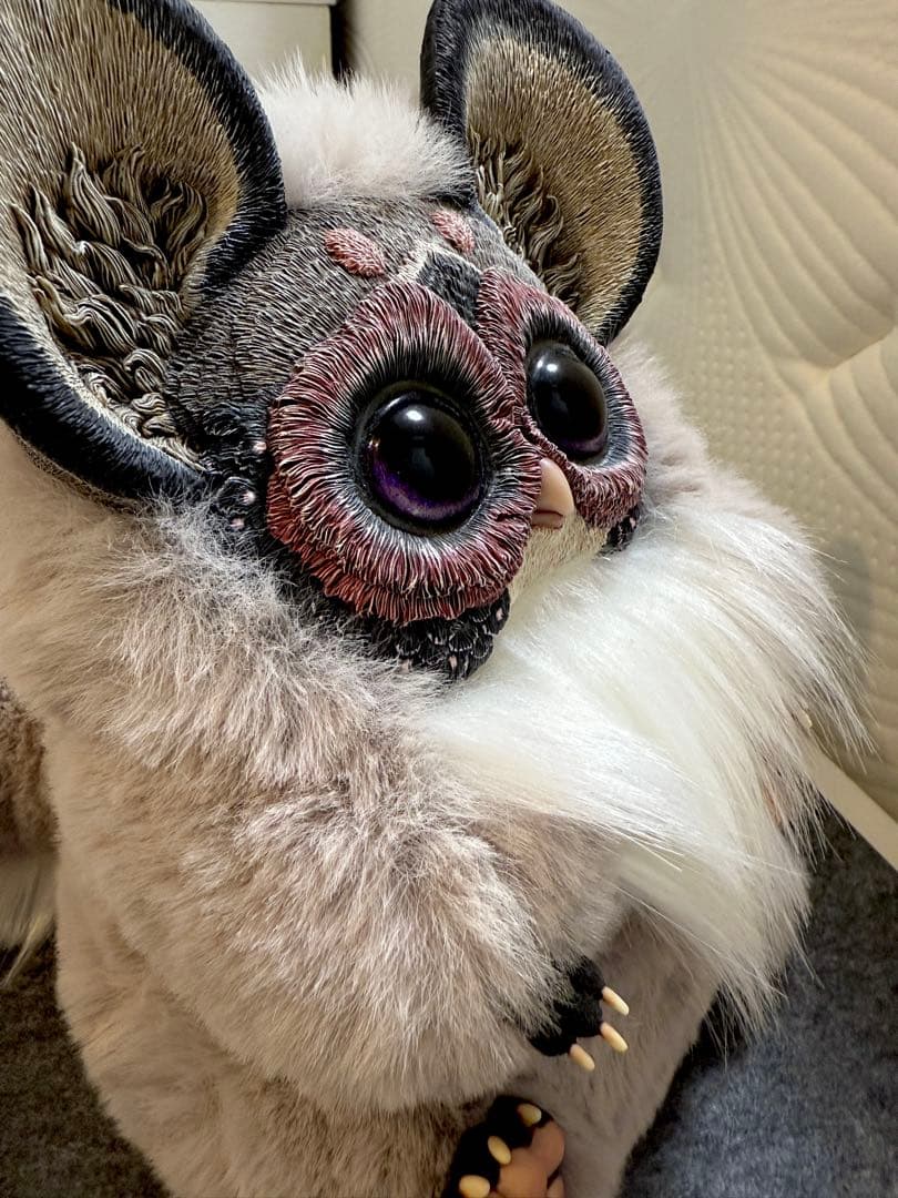 アートドール ハンドメイド 幻獣 海外作家 グリフィン フクロウ ぬいぐるみ