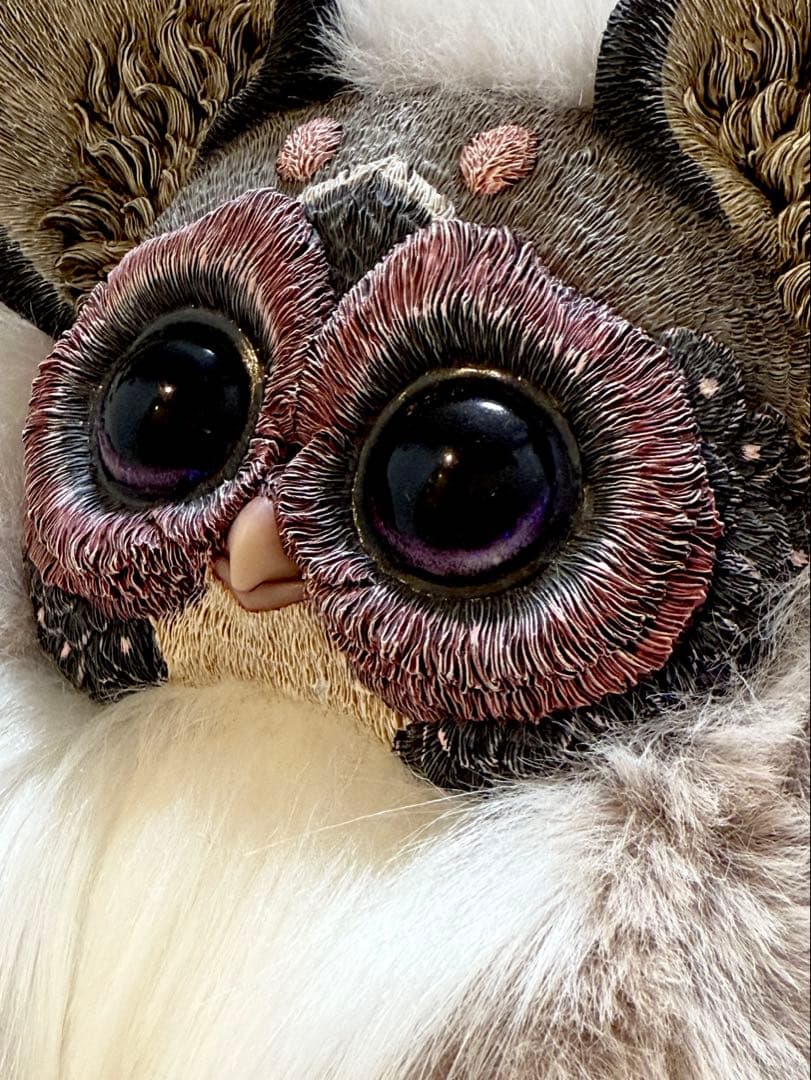 アートドール ハンドメイド 幻獣 海外作家 グリフィン フクロウ ぬいぐるみ