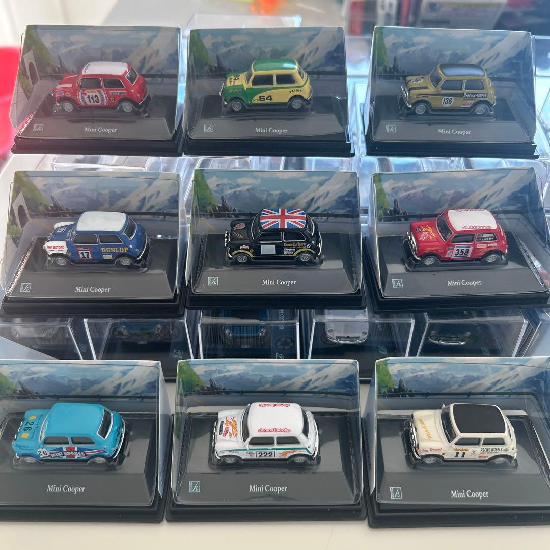 希少　レアMini Cooper 1/72 ミニクーパー ミニカー37種58台