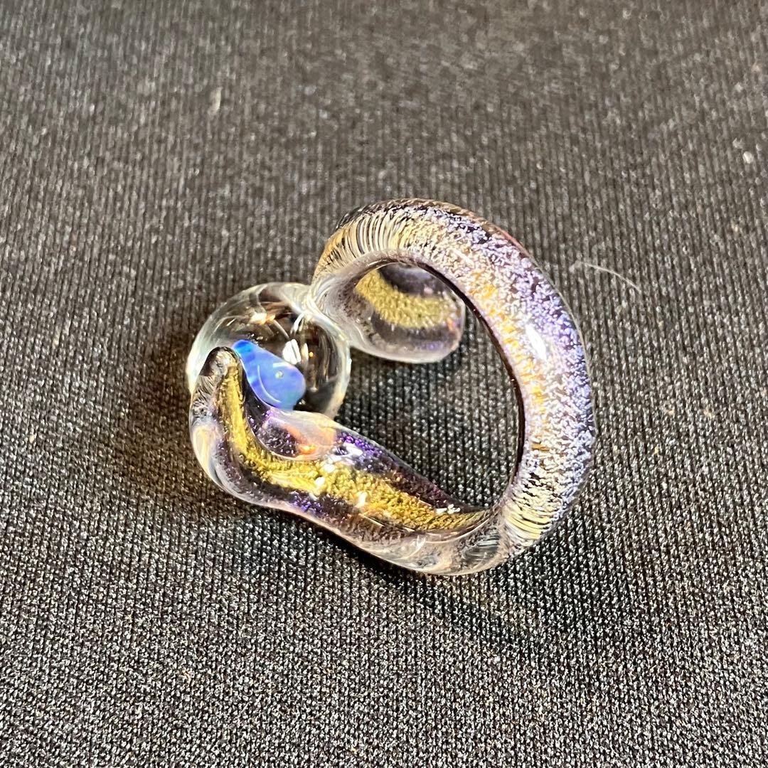 Xodas リング 指輪 ボロシリケイトガラス Dicro Opal