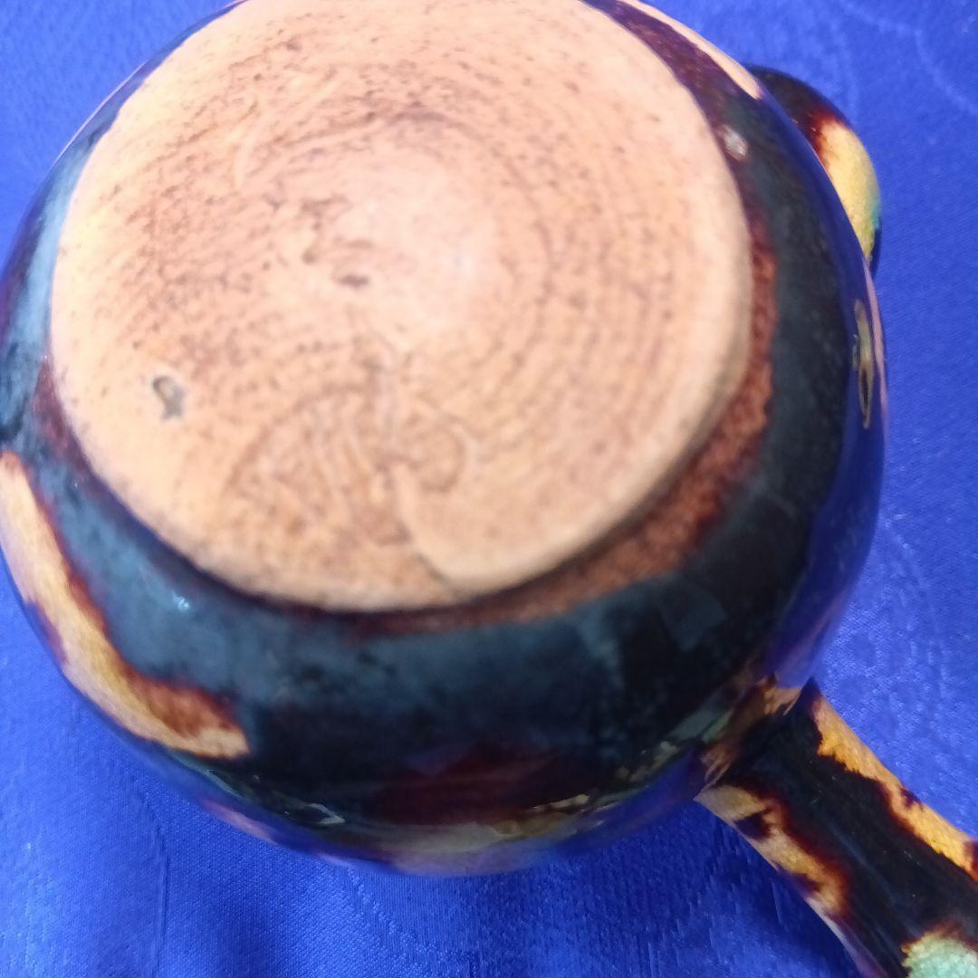 三彩焼茶器共箱珍品