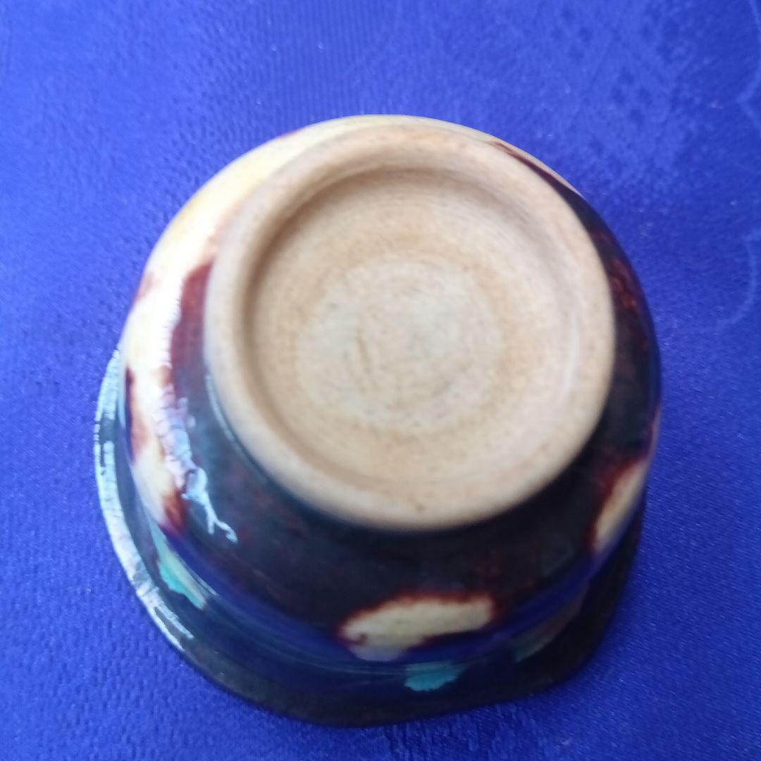 三彩焼茶器共箱珍品