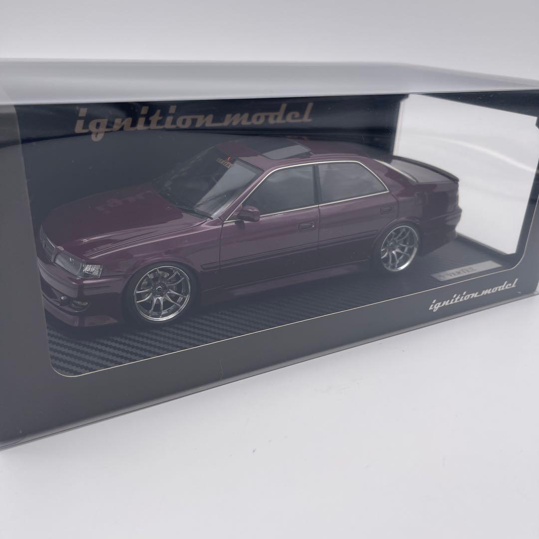 新品1/18 VERTEX JZX100 Chaser(パープルメタリック