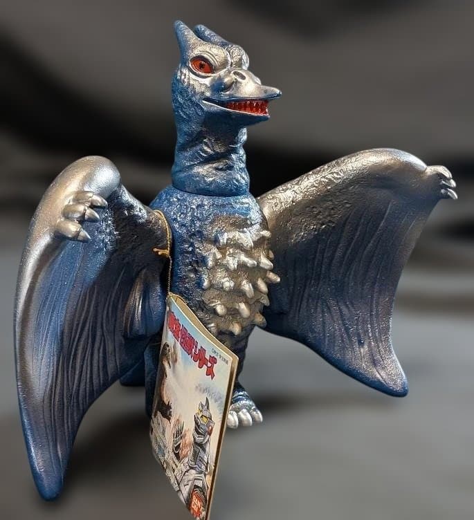 ラドン「空の大怪獣 ラドン」他（ブルマァク復刻）タグ付ソフビフィギュア