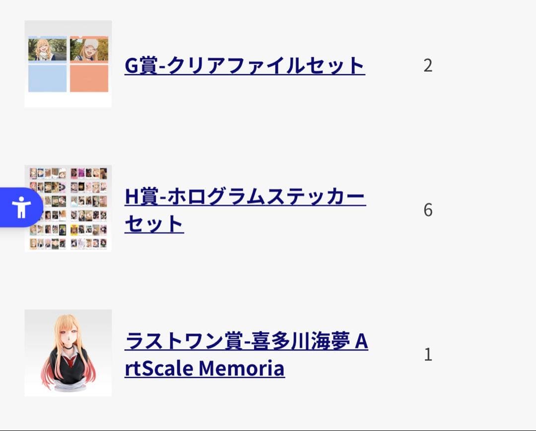 その着せ替え人形は恋をする ラストワン賞 喜多川海夢＋α‬