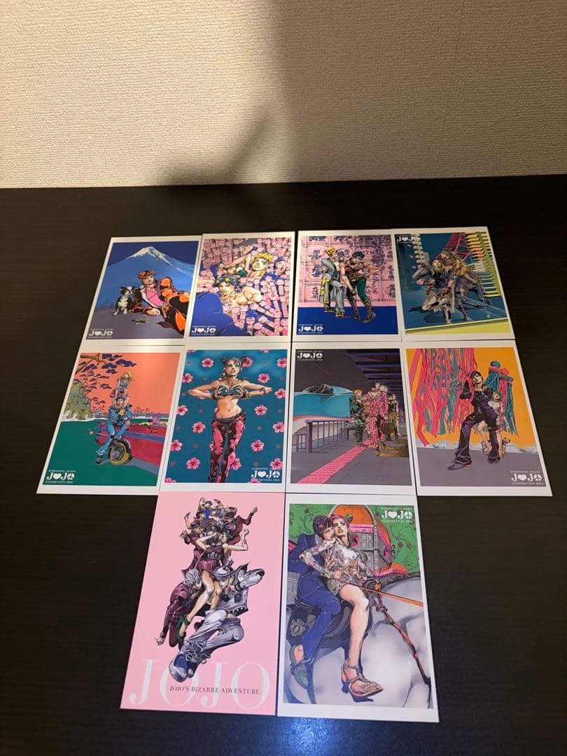 【美品】JOJOの奇妙な冒険 ポストカード 10枚セット