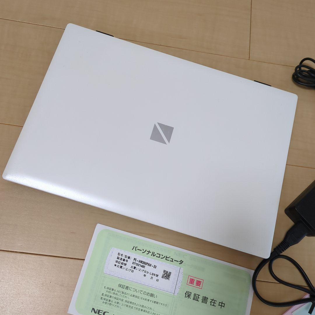 NEC LAVIE ノートパソコン　PC-HM350PAW-E3