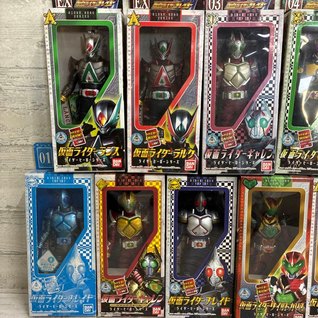 ライダーヒーローシリーズ 仮面ライダー剣 まとめ売り