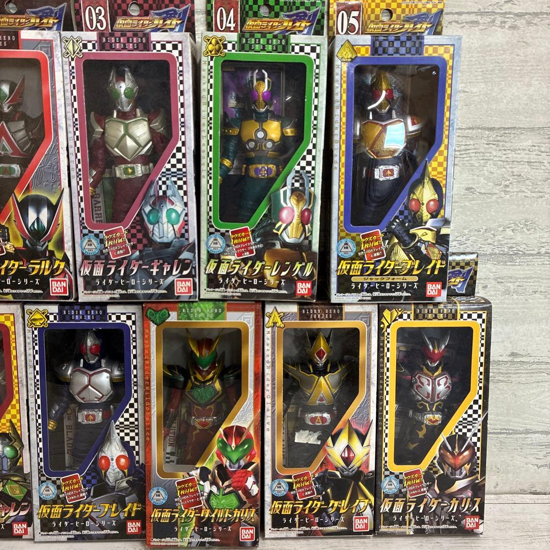 ライダーヒーローシリーズ 仮面ライダー剣 まとめ売り