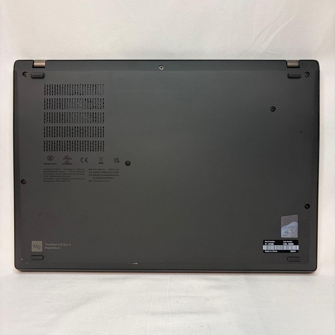 準美品 ThinkPad X13 Gen3 12世代 i5 16GB 256GB