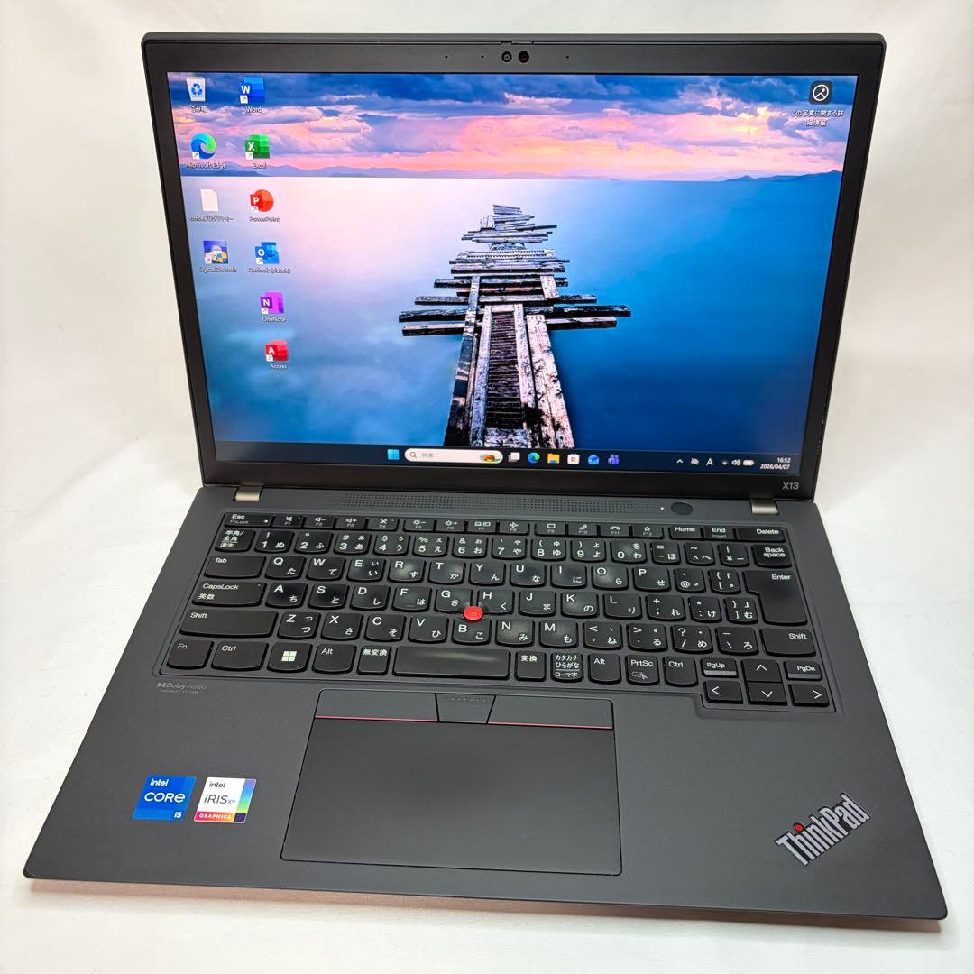 準美品 ThinkPad X13 Gen3 12世代 i5 16GB 256GB