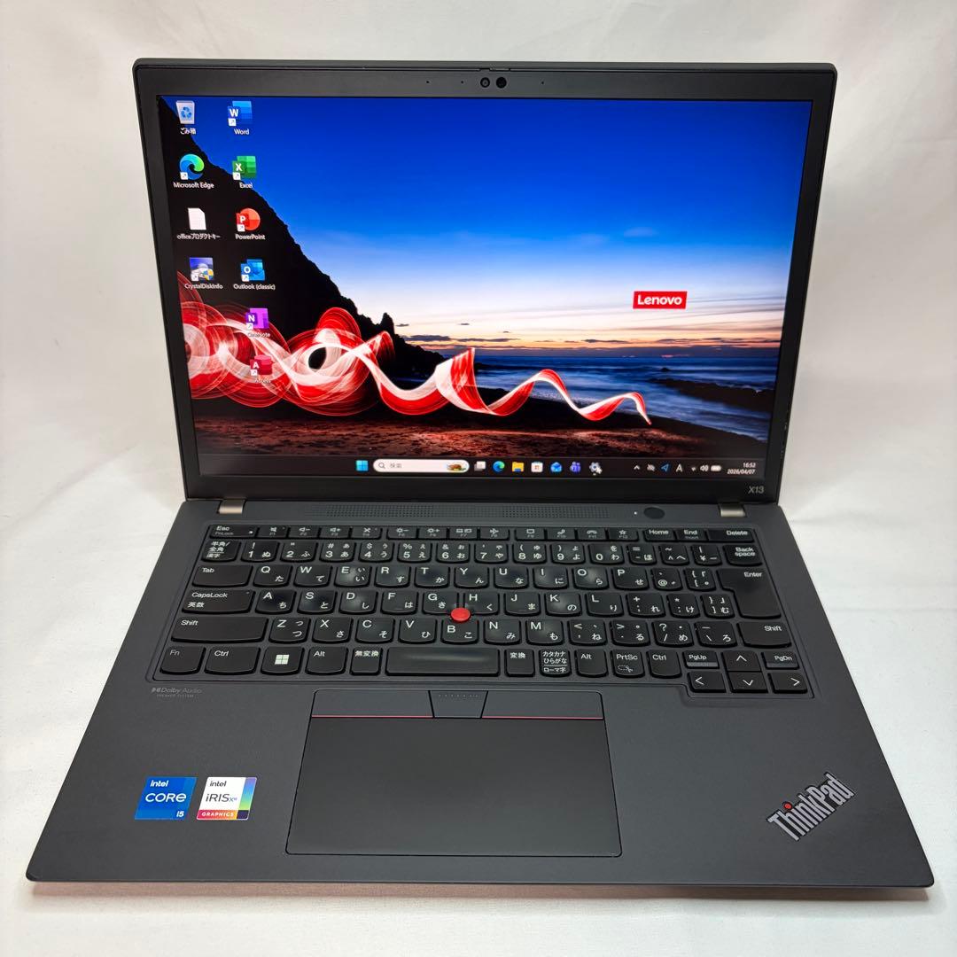 準美品 ThinkPad X13 Gen3 12世代 i5 16GB 256GB