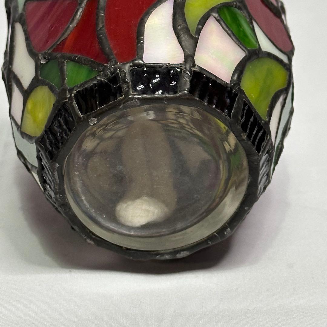 フレグランスランプ☆アロマランプ☆バラ☆ステンドグラス☆SCENTIER