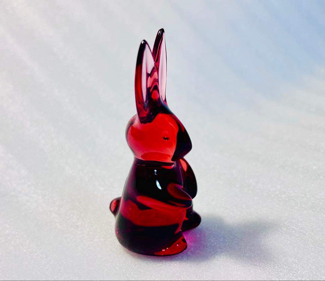 バカラ Baccarat Zodiac うさぎ Rabbit 卯 レッド