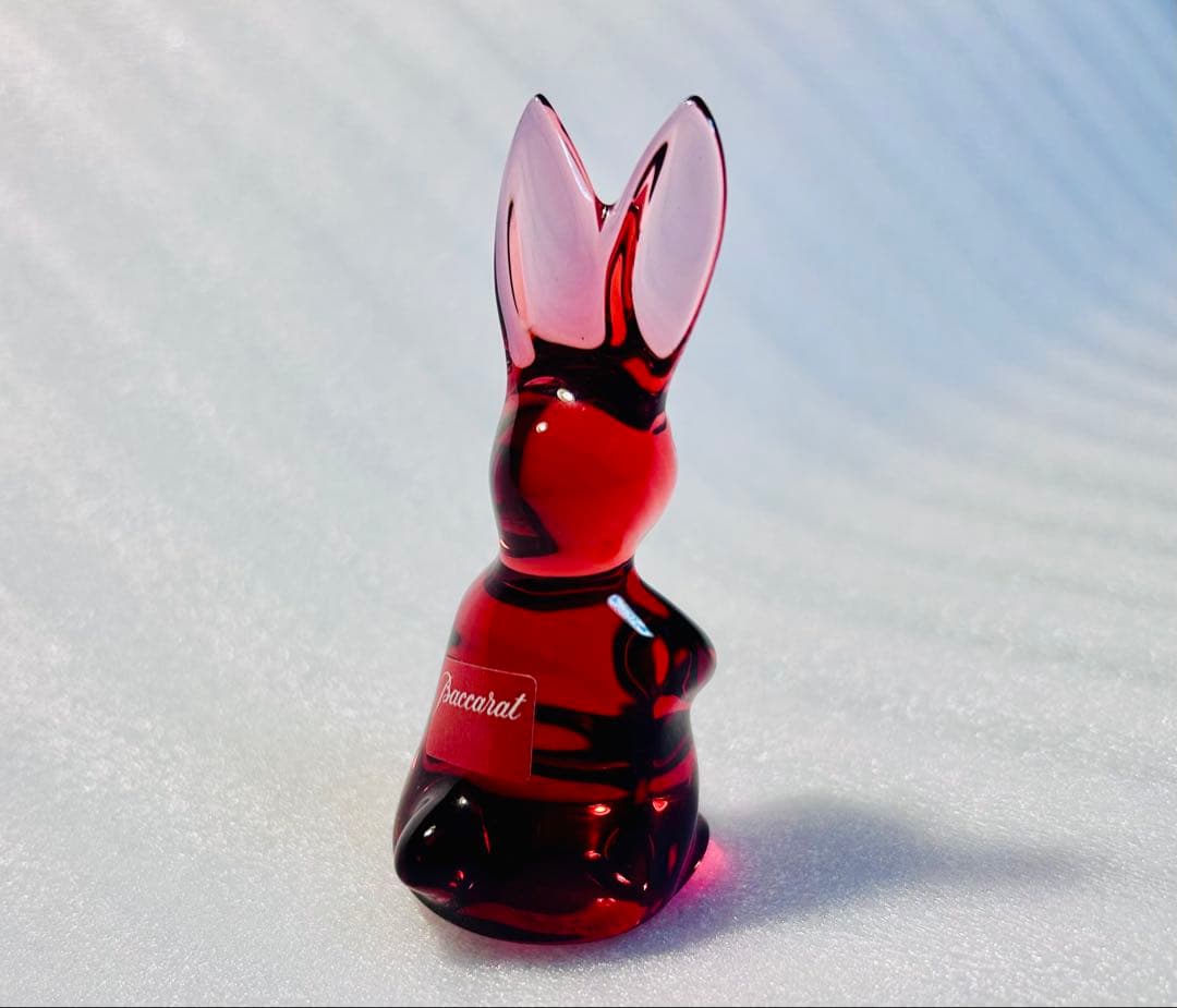 バカラ Baccarat Zodiac うさぎ Rabbit 卯 レッド